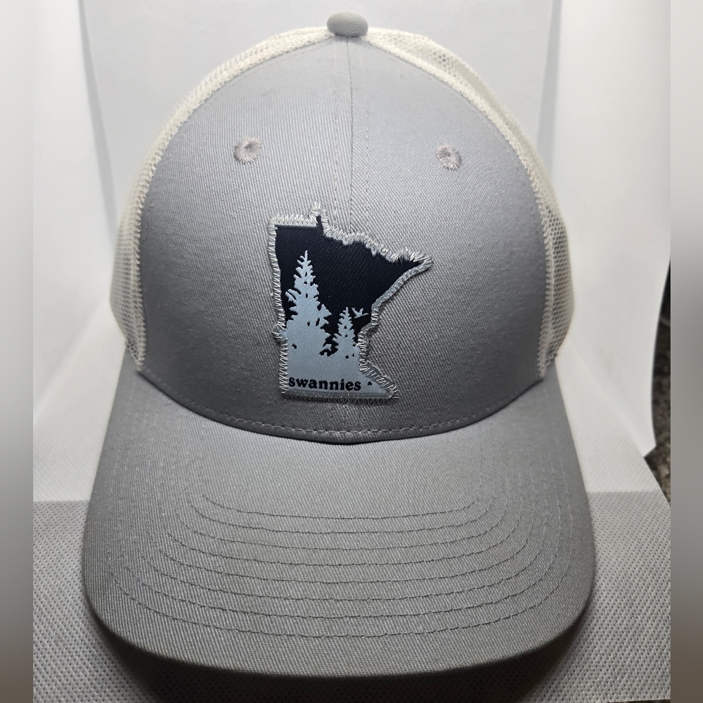 Gray Swannies Trucker Style Snapback